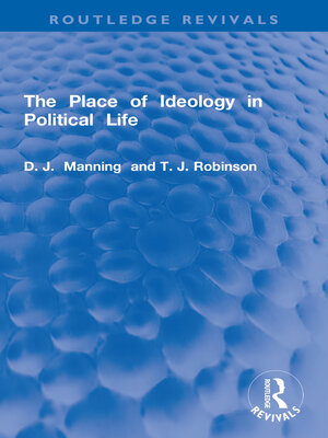 cover image of The Place of Ideology in Political Life